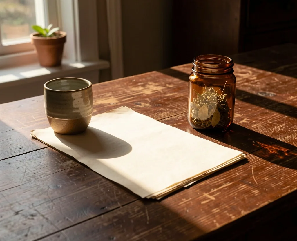 Office desk with wellness resources